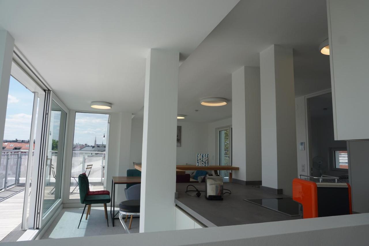 Appartement Augartenblick Penthauscombo 15/16 - Blick Zum Riesenrad à Vienne Extérieur photo