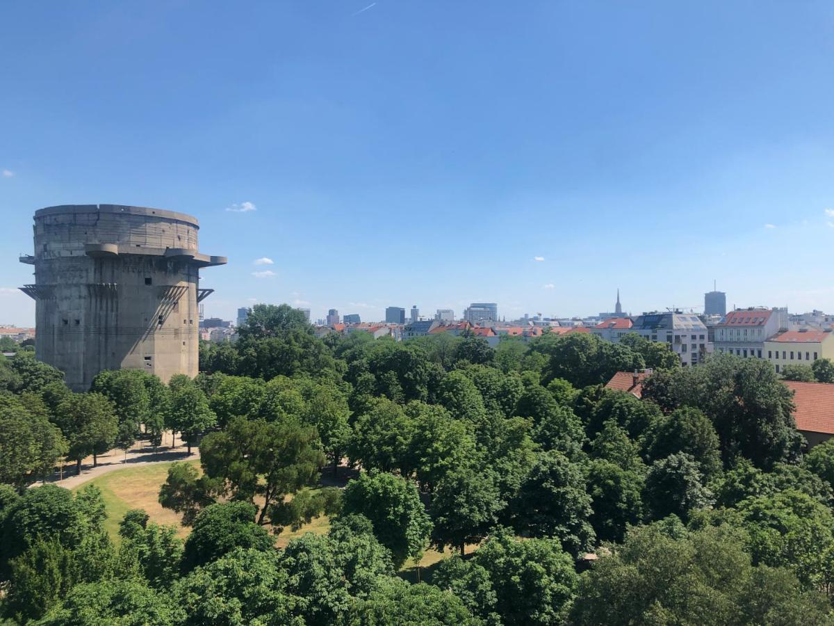 Appartement Augartenblick Penthauscombo 15/16 - Blick Zum Riesenrad à Vienne Extérieur photo