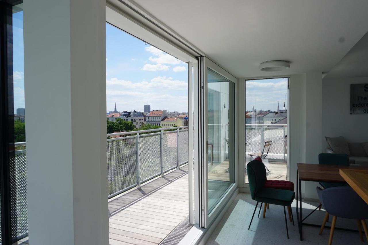 Appartement Augartenblick Penthauscombo 15/16 - Blick Zum Riesenrad à Vienne Extérieur photo