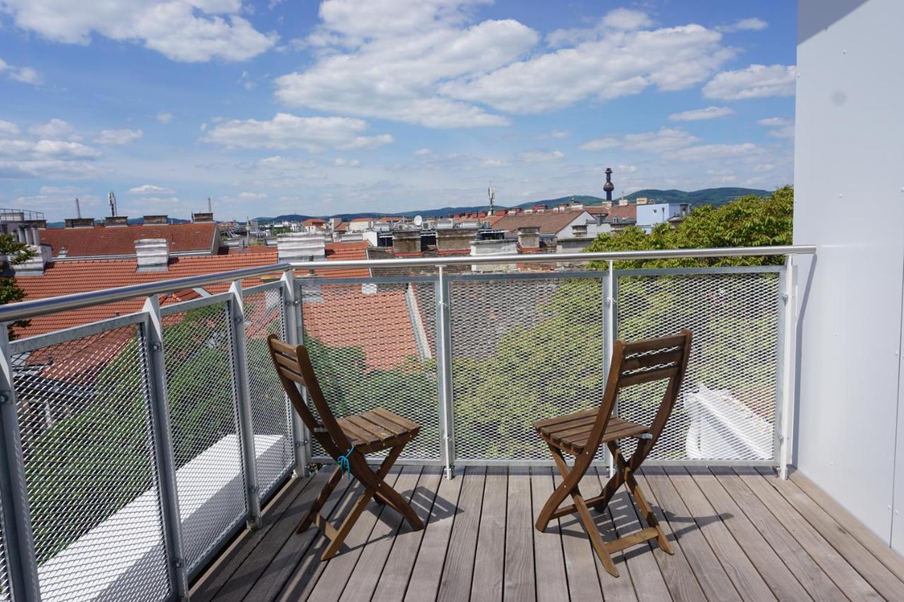 Appartement Augartenblick Penthauscombo 15/16 - Blick Zum Riesenrad à Vienne Extérieur photo