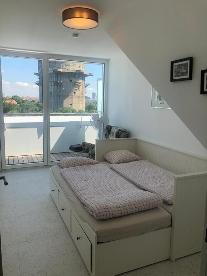 Appartement Augartenblick Penthauscombo 15/16 - Blick Zum Riesenrad à Vienne Extérieur photo